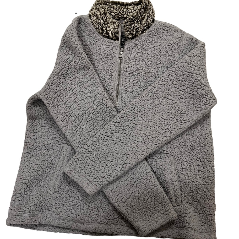 A&F 3/4 ZIP SHERPA